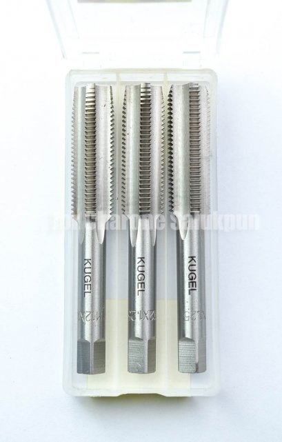 ดอกต๊าปเกลียว 3 ตัวชุด Kugel M12x1.25